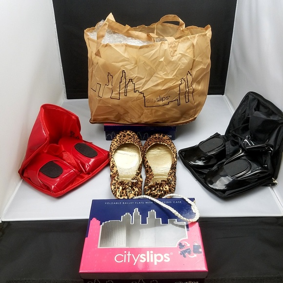 Cityslips Foldable Ballet Flats - Picture 1 of 6